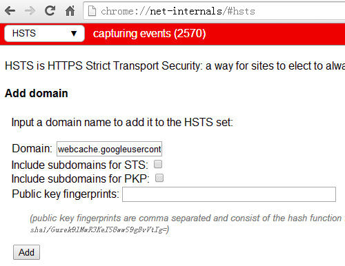强制网站在Chrome下HTTPS